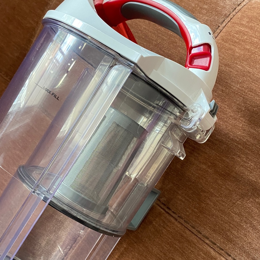 Shark Red & Clear Vacuum Dust Cup Canister - Picture 5 of 9